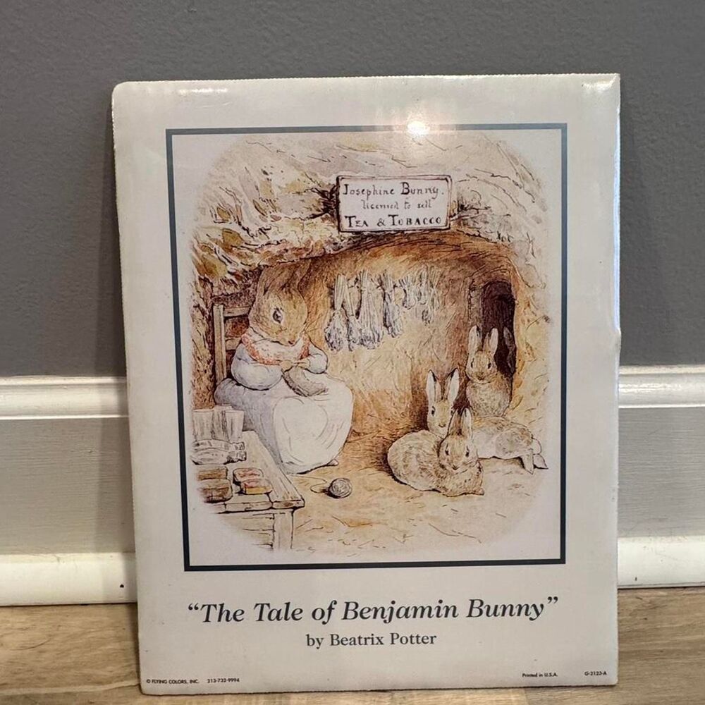 Beatrix Potter The Tale of Benjamin Bunny matted art print